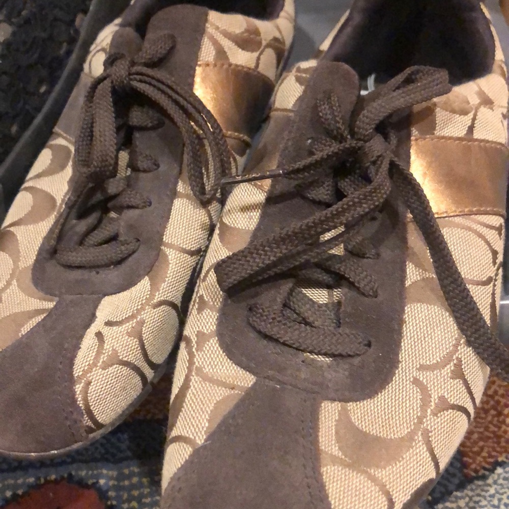 Coach brown espadrilles